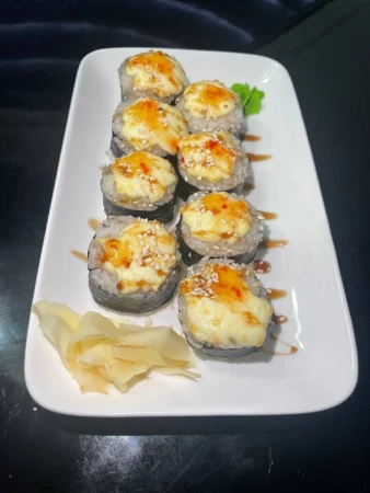 Запеченный с креветкой