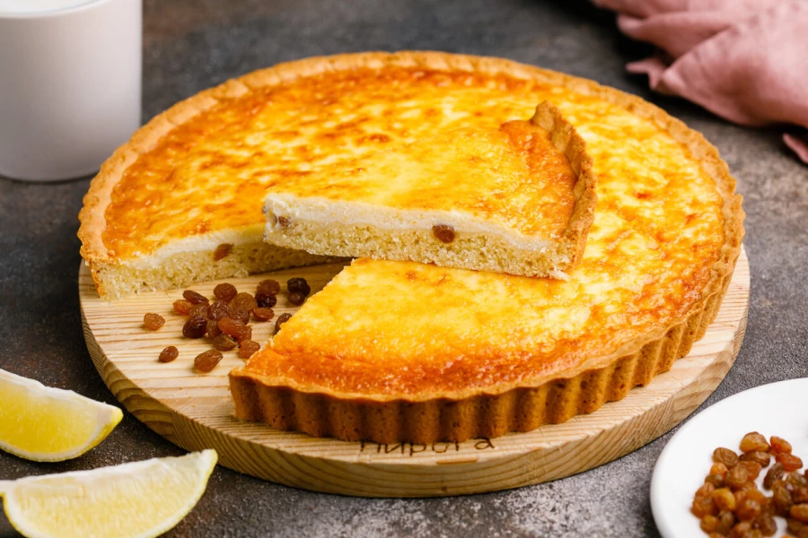 Пирог сметанник песочный 