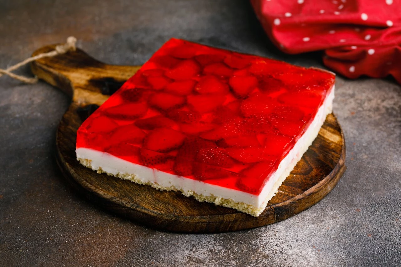 Десерт Клубника в йогурте