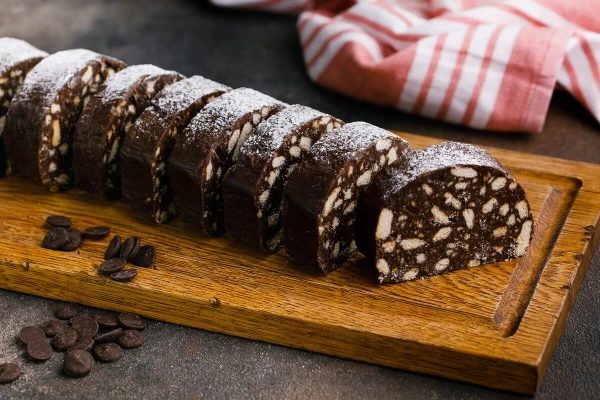 Шоколадная салями 