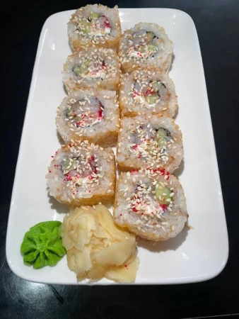 Ролл с королевской креветкой