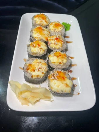 Запеченный с креветкой