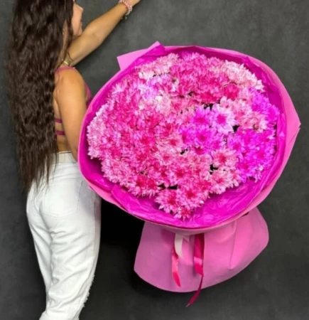 Букет Круглый из хризантем