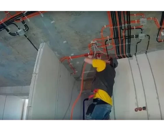 Работы по монтажу электрики