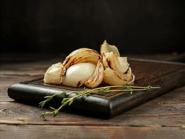 Лук репчатый на мангале