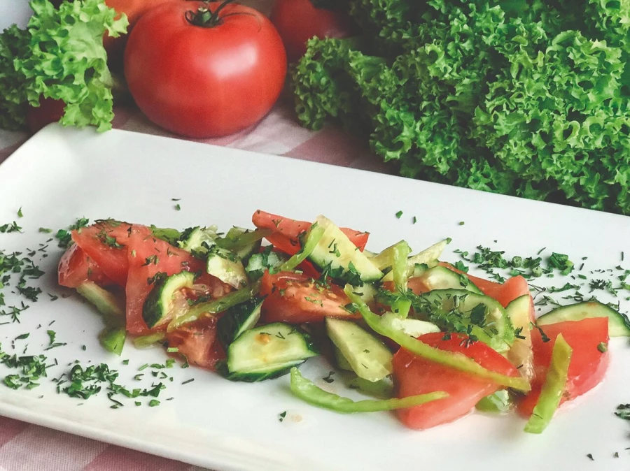 Салат Овощной с грядки