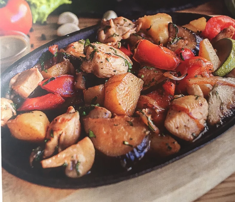 Сковородка с курицей