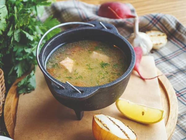 Уха из лосося