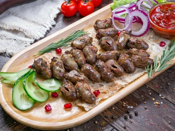 Куриные сердечки