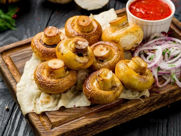 Грибной шашлык