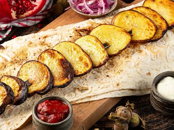 Картофель на мангале