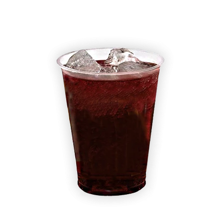 Стакан колы со льдом