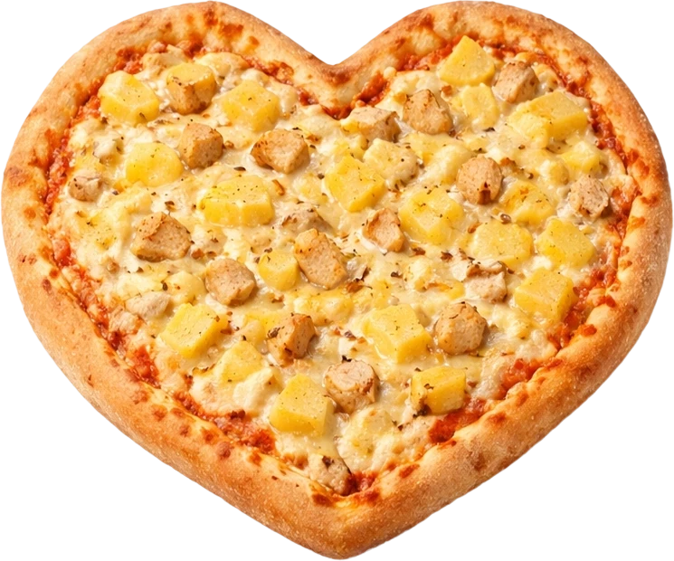 Гавайская в форме сердца