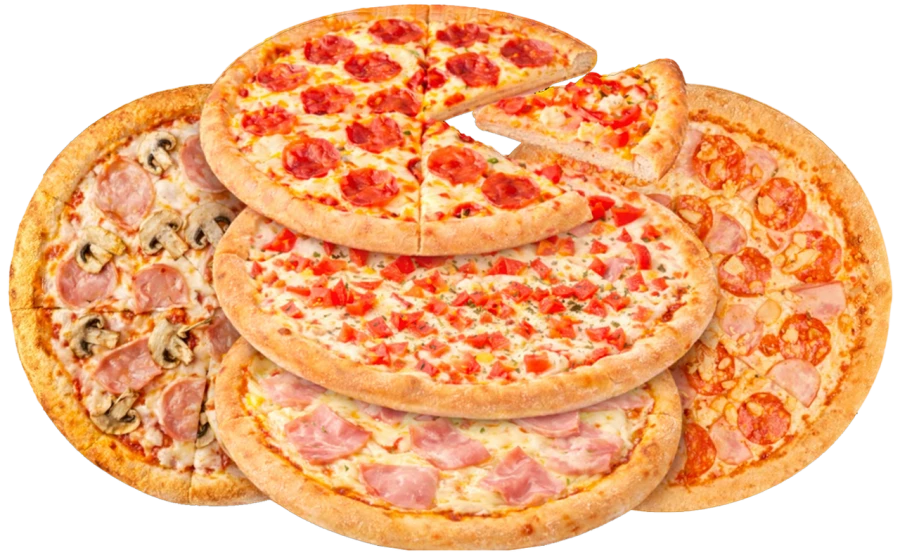 Комбо набор 5 пицц 25см