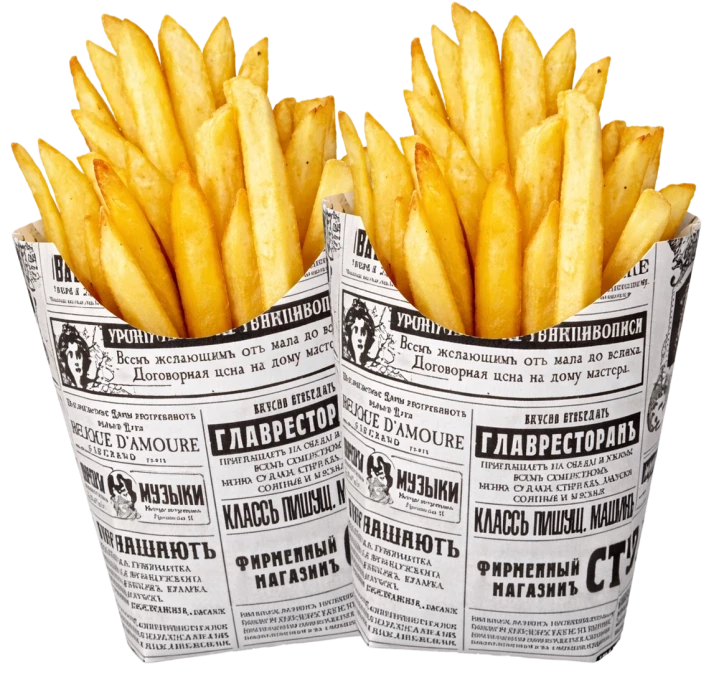 Двойная картошка фри