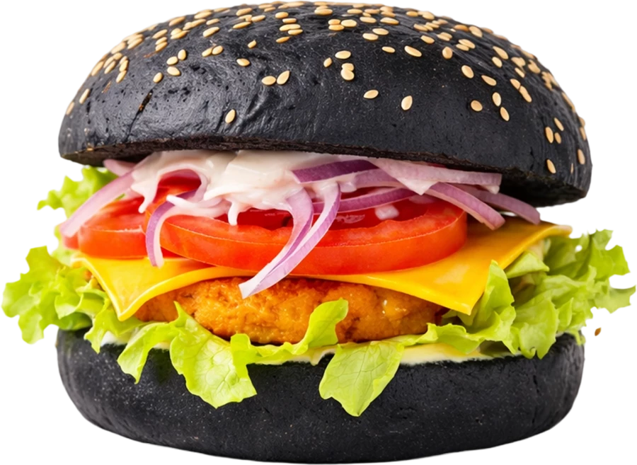 Бургер черный цезарь