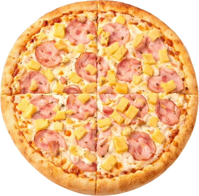 Гавайская с ветчиной