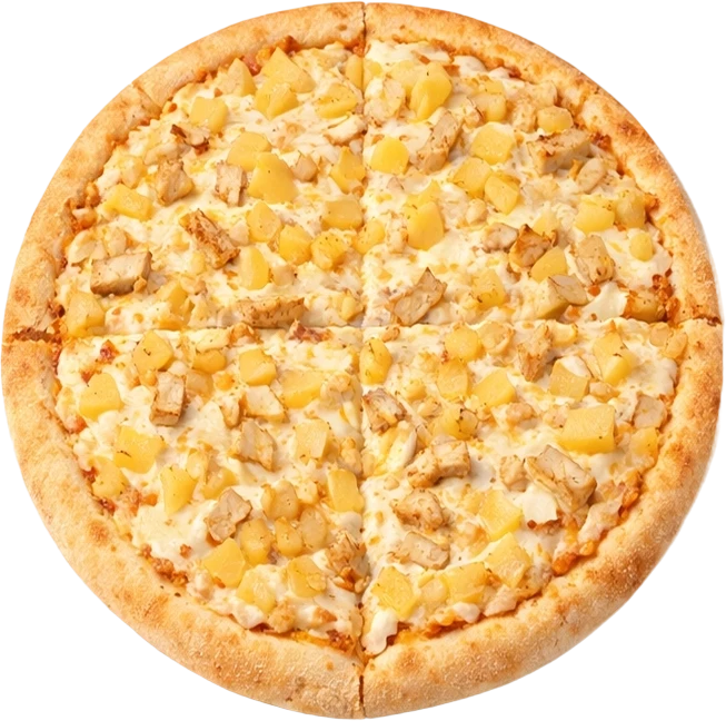 Пицца гавайская с курицей