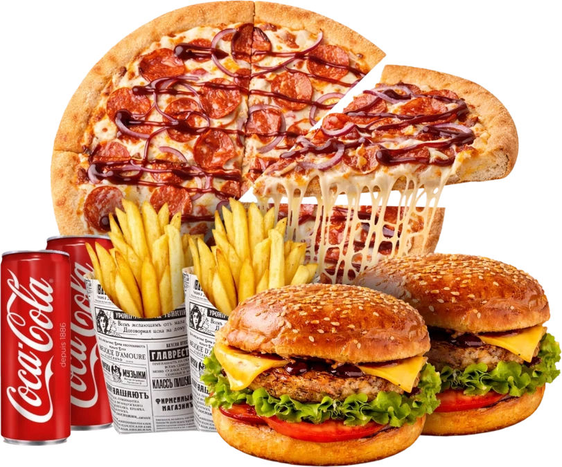 Бургер комбо