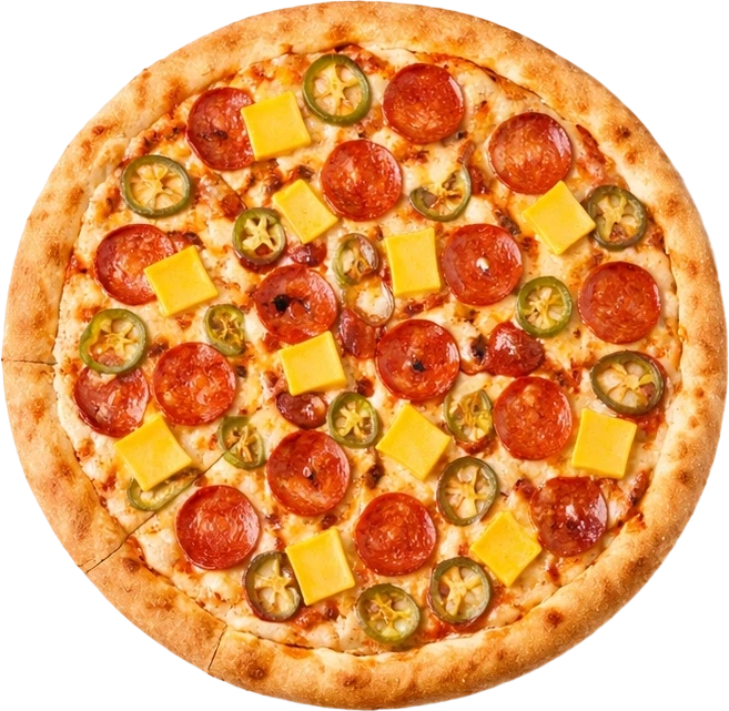 Пицца Острая с халапеньо