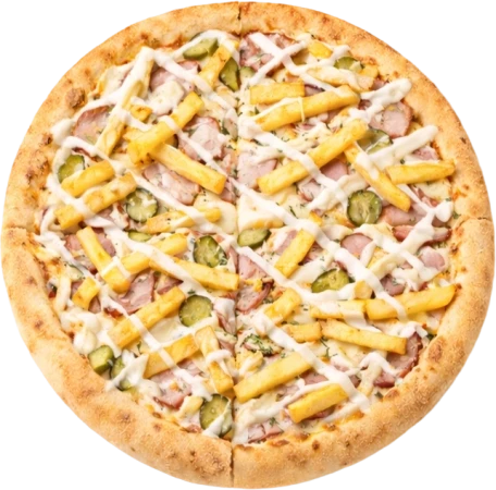 Пицца Деревенская с бужениной