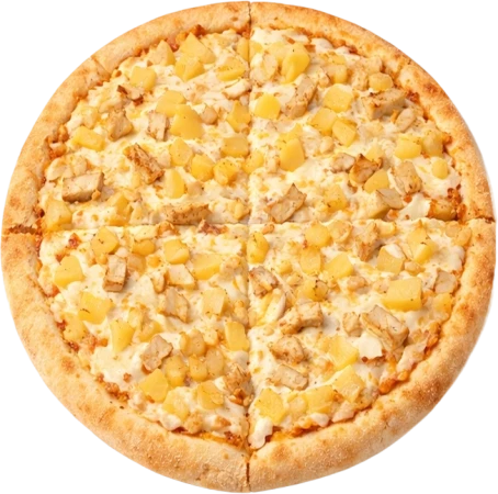 Пицца гавайская с курицей