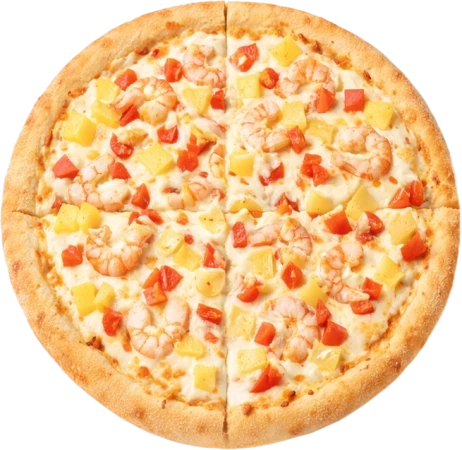 Пицца Креветочная с ананасом