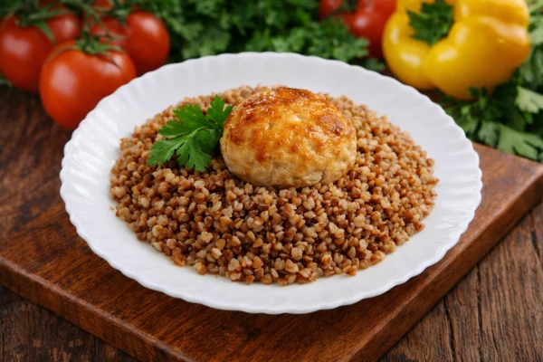 Котлета куриная с гречкой 1/100/200