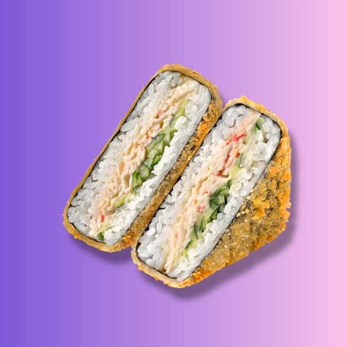 Онигири  кани спайси