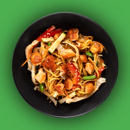 Вок с курицей