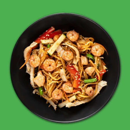 Вок с морепродуктами