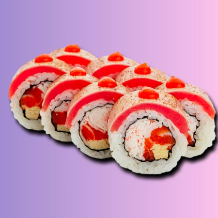 Тунец с лососем ролл