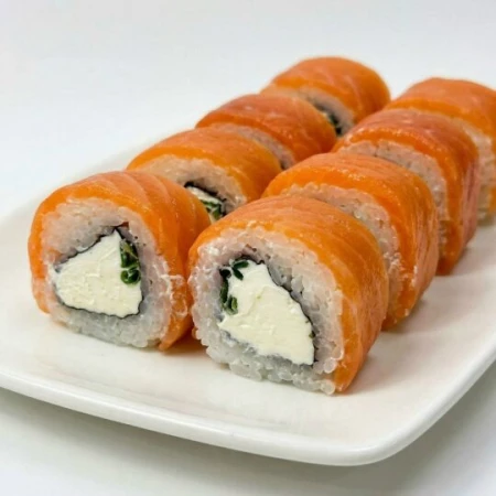 Филадельфия с зеленым луком