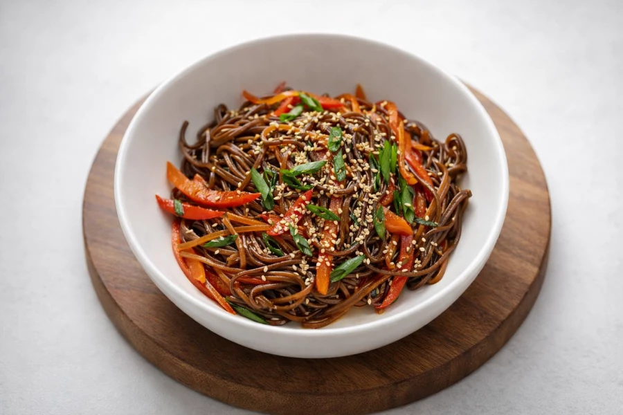 Соба с овощами