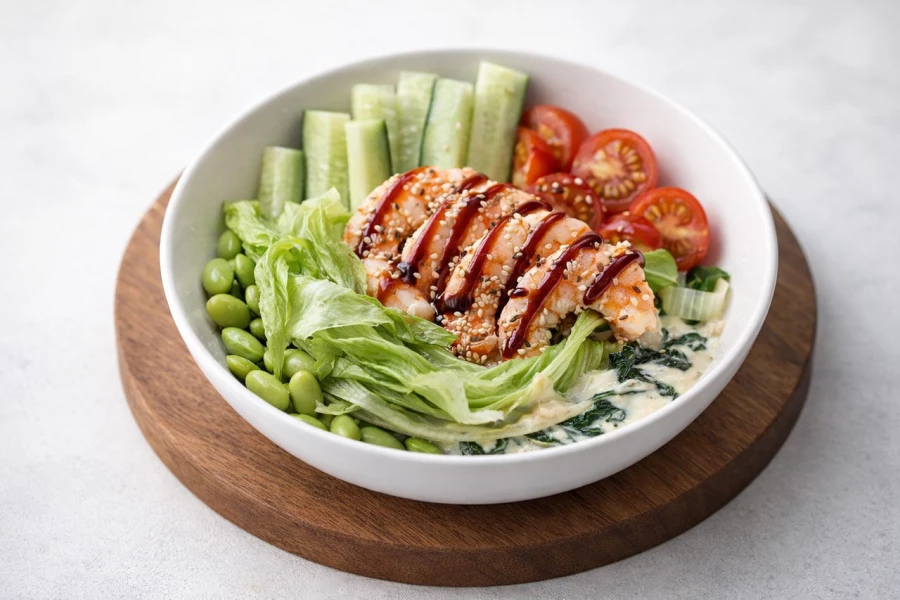 Поке с креветками