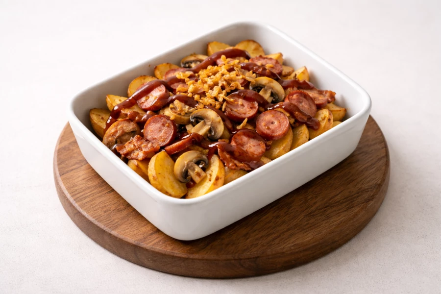 Картофель жареный BBQ