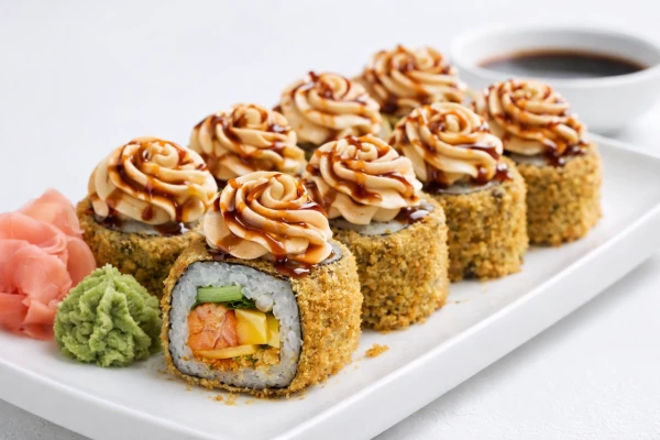 Лава унаги темпура