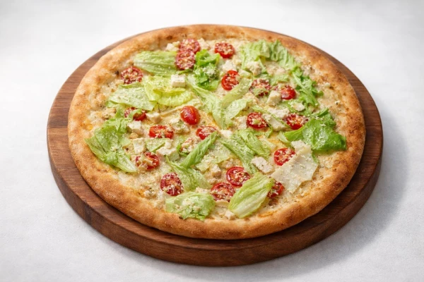 Пицца Цезарь с курицей