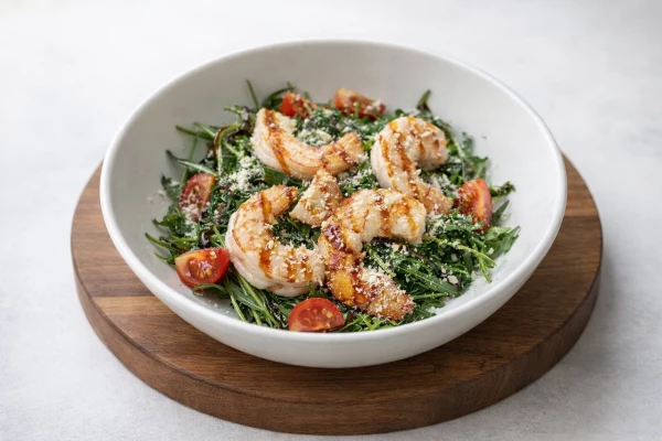 Салат Руккола с креветками