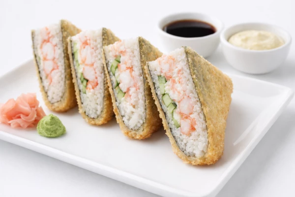 Японский сэндвич Креветка-кремкраб