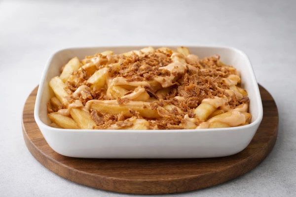 Картофель фри в бургерном соусе