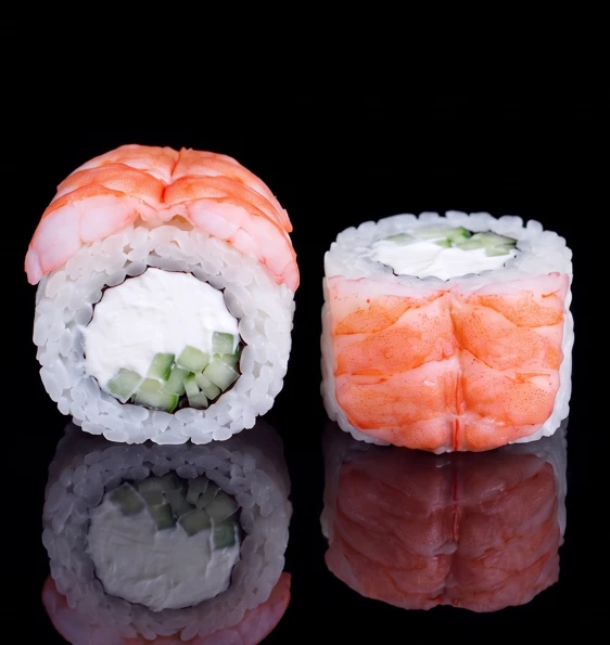 Ролл Филадельфия в креветке