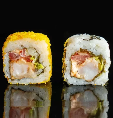 Ролл Цезарь с креветкой