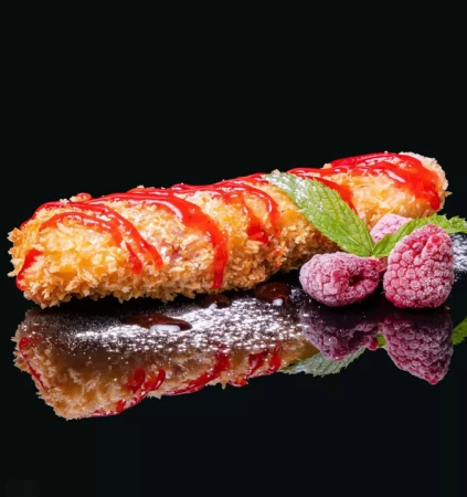 Спринг ролл с малиной