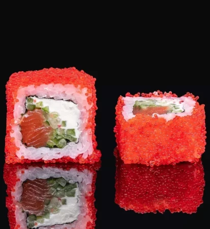 Ролл Филадельфия в икре