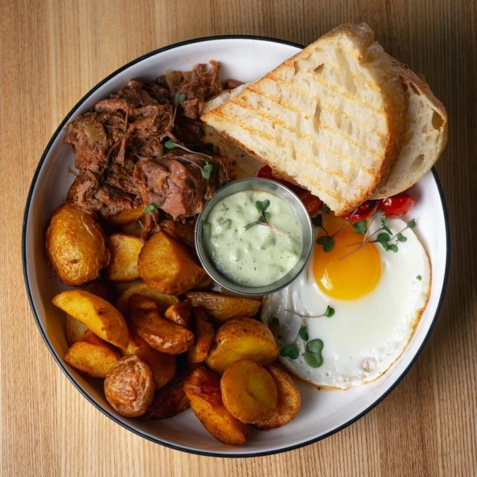 Завтрак с говядиной