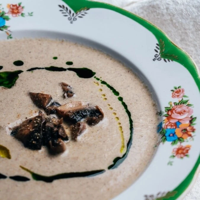 Грибной крем суп 