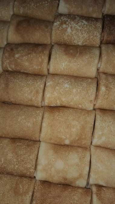 Блины с творогом и вишней