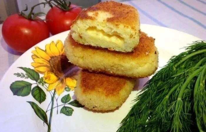 Зразы картофельные с сыром