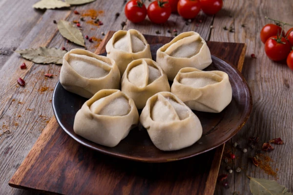 Манты мясо с картофелем